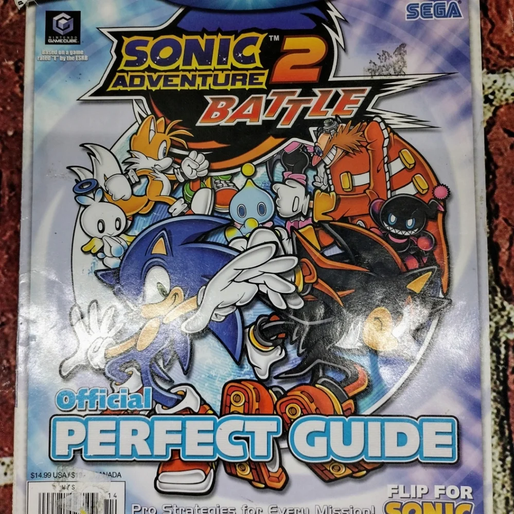 Versus Sonic Advance + Sonic Adventure 2 Battle Official Perfect Guide Used $287